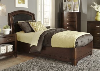 Avalon Youth Bedroom 4Pc Set 505-YBR-TLB Dark Truffle by Liberty [LFKB-505-YBR-TLB Avalon]