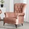 Panama Sofa Bed in Coral Fabric by Skyler Design w/Options