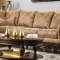 Cassandra Sectional Sofa SM6409 in Tan Chenille Fabric w/Options