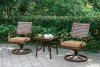 Desiree CM-OT2126-E 3Pc Outdoor Set of End Table & 2 Chairs