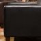 Black or Brown Bonded Leather Modern Accent Chair