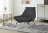 U8949 Accent Chair in Dark Gray Leather by Global