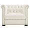 Heritage Sofa in Ivory Velvet Fabric by Modway w/Options