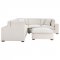 Lakeview Sectional Sofa 551461 in Ivory by Coaster w/Options