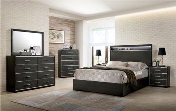 Camryn 5Pc Bedroom CM7589 in Warm Gray w/Options [FABS-CM7589-Camryn]