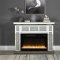 Noralie Electric Fireplace AC00513 in Mirrored by Acme