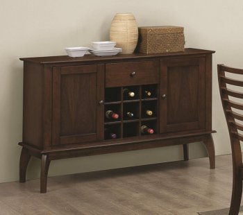 Stanley 104955 Server in Antique Style Brown by Coaster [CRBU-104955 Stanley]