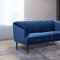 Rory Sofa 689 in Navy Velvet Fabric by Meridian w/Options