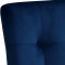 Pierre Dining Chair 714 Set of 2 Navy Velvet Fabric by Meridian