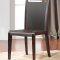 Modern Dining Chair Set of 2 by J&M in Chocolate