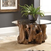 722808 Coffee Table in Natural Brown by Coaster