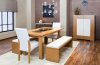 Light Brown Modern Dining Table w/Optional Items