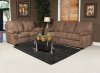 Saddle Fabric Modern Sofa & Loveseat Set w/Options