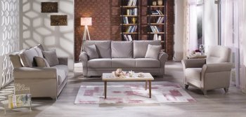 Padova Paris Gray Sofa Bed in Fabric by Sunset w/Options [IKSB-Padova Paris Gray]