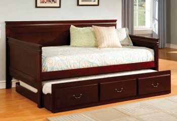 CM1637CH Savannah Daybed in Cherry w/Trundle [FAKB-CM1637CH Savannah]