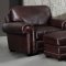 Leather Italia Dark Brown Yuma Sofa & Loveseat Set w/Options