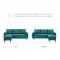 Revive Sectional Sofa in Teal Fabric by Modway