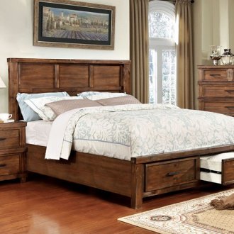 Baddock CM7692 Bedroom in Antique Oak Tone w/Options