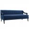 Concur Sofa in Navy Velvet Fabric by Modway w/Options