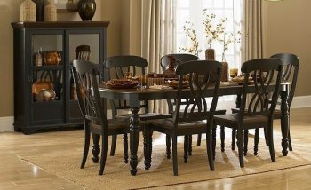 Ohana 1393BK-78 Dining Table by Homelegance w/Options [HEDS-1393BK-78 Ohana]