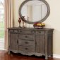 Charmaine Server CM3856SV in Antique Brushed Gray w/Options