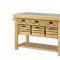 Grovaam Kitchen Island AC00188 in Natural by Acme