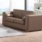 Dyson Sofa in Light Brown Leather Gel w/Options