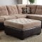 50535 Layce Sectional Sofa in Camel Fabric by Acme