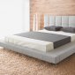 Light Grey Arnika Fabric Modern Queen Size Bed