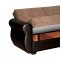 Milano Sofa Bed in Brown Microfiber by Rain w/Optional Items