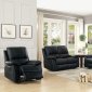 Greeley Motion Sofa 8325BLK in Black by Homelegance w/Options