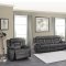 Madrona Hill Motion Sofa 9989GY in Gray by Homelegance w/Options