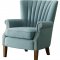 Essex Accent Chair 1260F2S in Blue Fabric by Homelegance