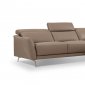 I730 Sectional Sofa in Light Grey Premium Leather by J&M