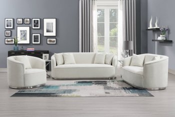 Odette Sofa LV01917 in Beige Chenille by Acme w/Options [AMS-LV01917 Odette]