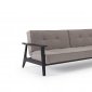 Dublexo Frej Sofa Bed in Gray 521 by Innovation w/Options