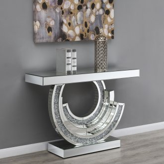 Imogen Console Table 953422 Mirror & Silver by Coaster