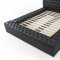 Landmark Upholstered Bed B301 in Black Vinyl