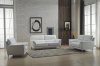 406 Sofa in White Half Leather by ESF w/Options