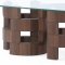 T866 Coffee Table & 2 End Tables Set by Global in Walnut