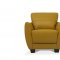 Valeria Sofa 54945 in Mustard Leather by Mi Piace w/Options