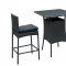 Cerveza 3Pc Outdoor Patio Pub Set in Black by Modway