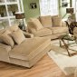 SM5022 Brighton Sofa in Taupe Fabric w/Options