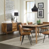 Partridge Dining Table 110571 Natural Sheesham Coaster w/Options