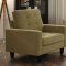 Nate Sofa 50255 in Mustard Fabric by Acme w/Options