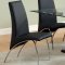 Glenview CM8372BK 5PC Dinette Set in Black High Gloss w/Options