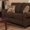 16100 Savannah Sofa & Loveseat Set in Bison Fabric by Chelsea