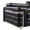 U7940 Sofa in Black Bonded Leather by Global w/Options