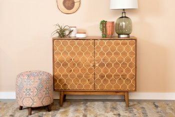 Lantana Accent Cabinet 953390 in Natural by Coaster [CRCA-953390 Lantana]