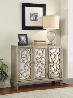 Bailea Console 90115 in Silver Gray by Acme